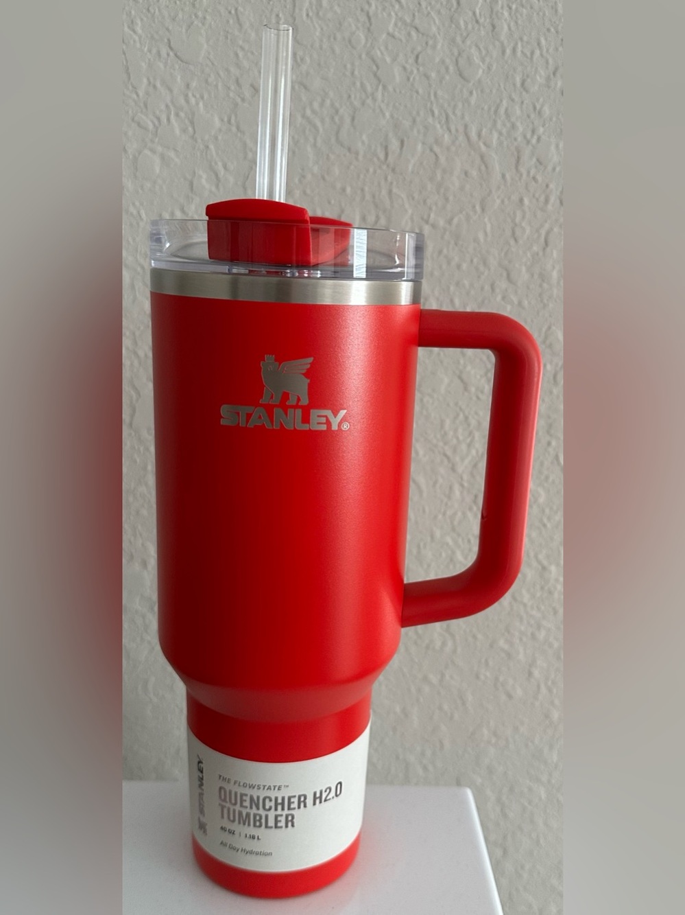 NWT 40 oz H2.0 FlowState Quencher Tumbler-Chili Pepper
